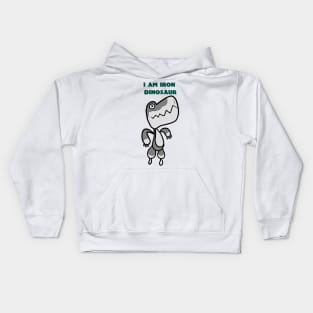 Iron Dinosaur Kids Hoodie